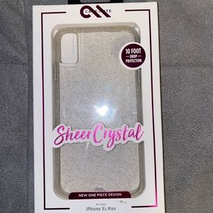 iPhone XS Max glitter phone case